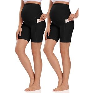 Women's Maternity Over The Belly Active Yoga Short